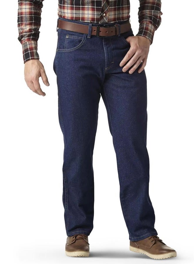 Wrangler Men's Relaxed Fit Jean, Antique Navy, 40W / 32L - Image 1