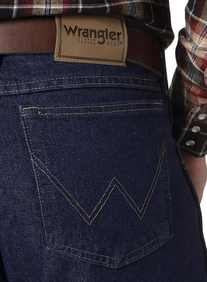 Wrangler Men's Relaxed Fit Jean, Antique Navy, 40W / 32L - Image 2