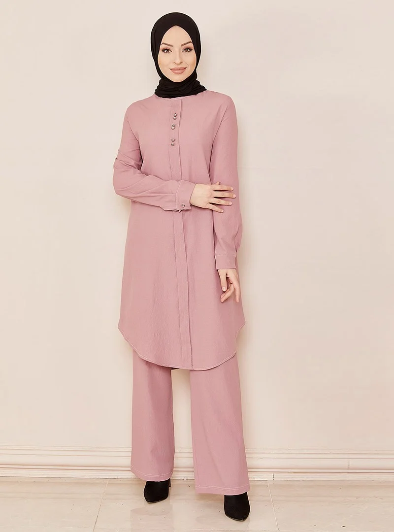 Tofisa Tunic&pants Double Set - Rose -