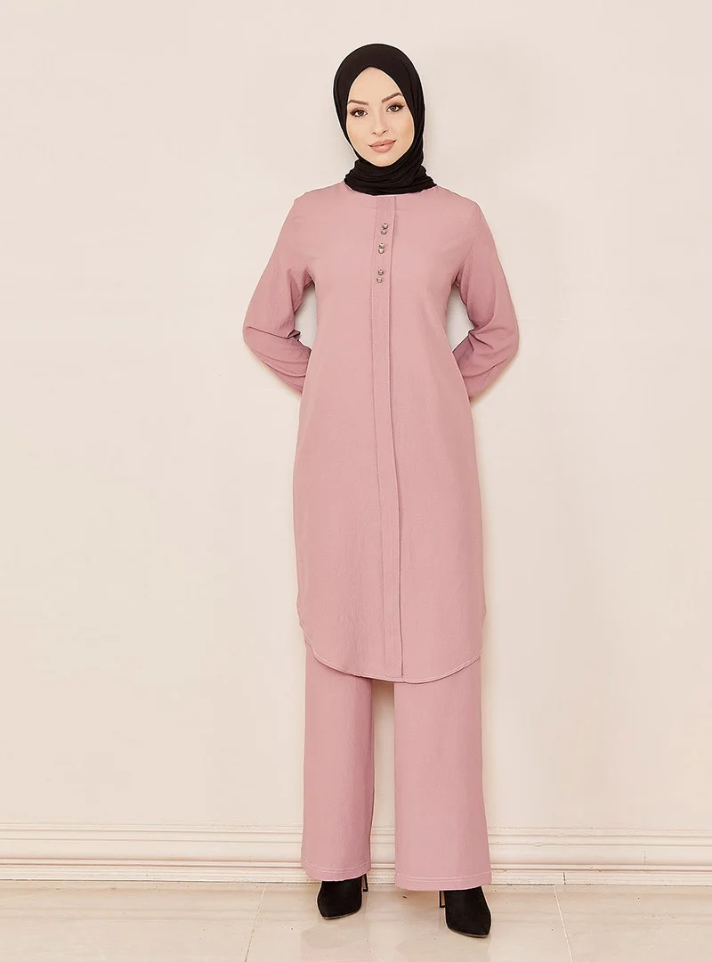 Tofisa Tunic&pants Double Set - Rose -