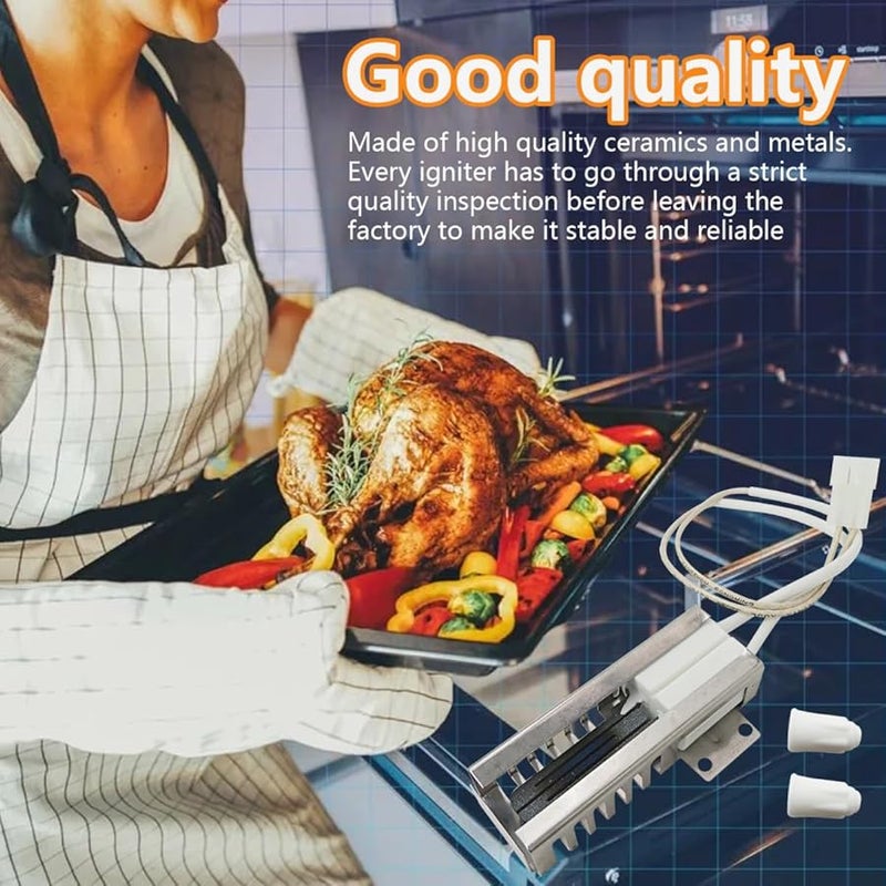 Estate Gas Range Oven Igniter Replacement Compatible with TGP305TQ1 TGP310TQ0 TGP325LQ0 TGP325LW1 - Image 4
