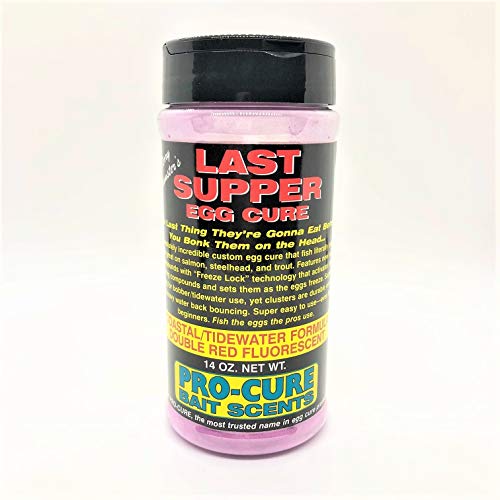PROcure Pro-Cure Last Supper Coastal/Tidewater Formula Egg Cure, 14 Ounce, Double Red Fluorescent - Image 1