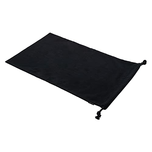 ZENPAC Cloth Bags, Black Duster Flannel Boot Storage with Drawstring Closure, Washable Breathable Cotton Fabric for Shoe, Luggage, 12.5x20.5, 2 Pack - Image 3