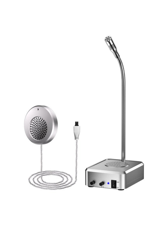 Nintaus Jt-6605 Window Two-way Intercom Microphone Amplifier For Hoal Bank Counter Station Post Office Restaurant Deli Stall Use