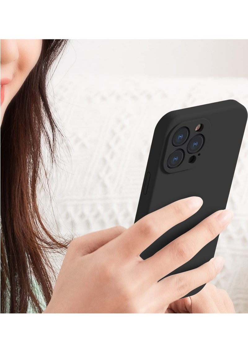 iPhone 13 Pro Max Silicone Case Full-Body Soft Liquid Gel Rubber Cover Shockproof Bumper Anti-Scratch Anti-Fingerprint Anti-Drop Slim Cover - Image 3