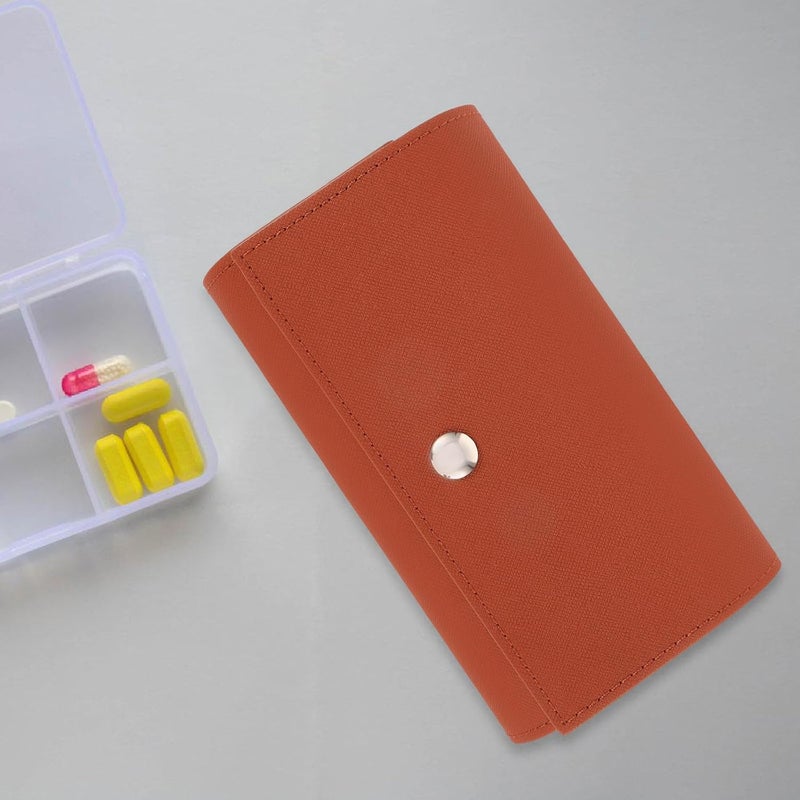 Weekly Pill Organizer Box Portable Mini Medicine Storage Case with Dustproof Compartments Detachable Plastic Holder for Travel and Daily Medication Management - Image 5