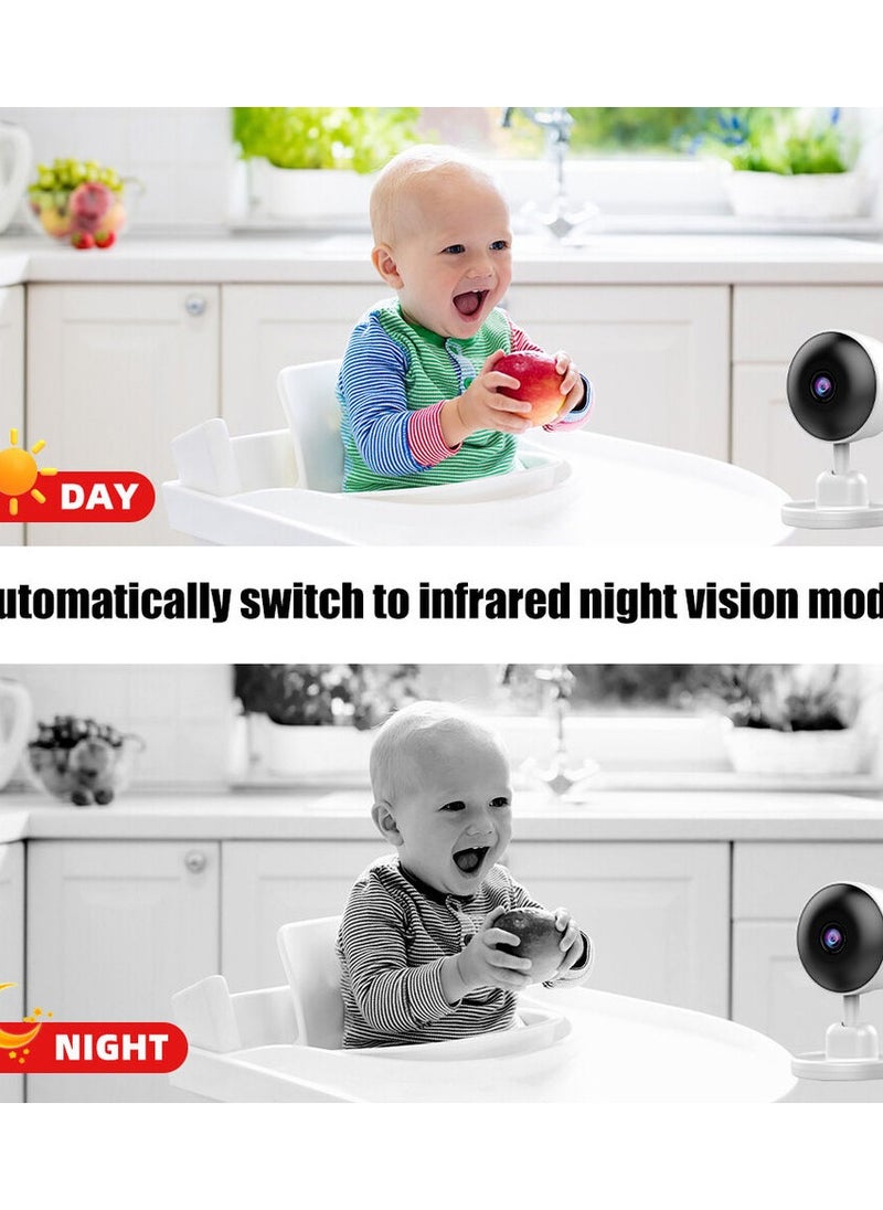 Wireless Audio and Video Baby Monitor Security Camera with 2.8" Display Night Vision
