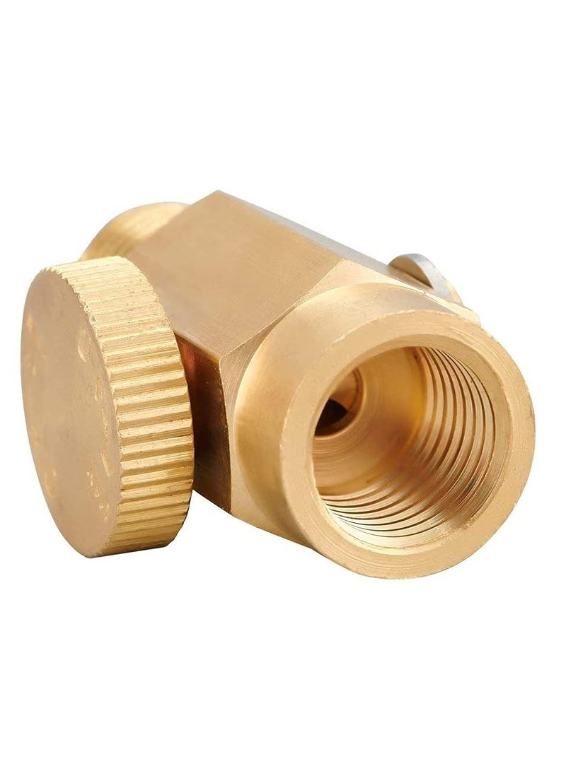Brass Air Flow Regulator Valve, 1/4" NPT Male to Female, Perfect for Compressor Pressure Control  - Image 3