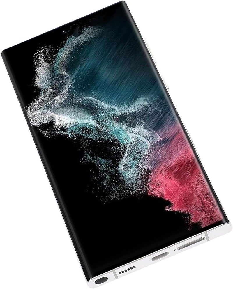 HEEPDD S22 5G SM S908B Replacement Screen with Frame Fingerprint, Frame Fingerprint, Glass Dynamic 6.8 Inch Touch Display Assembly for S22 Ultra Users (Gold) - Image 1