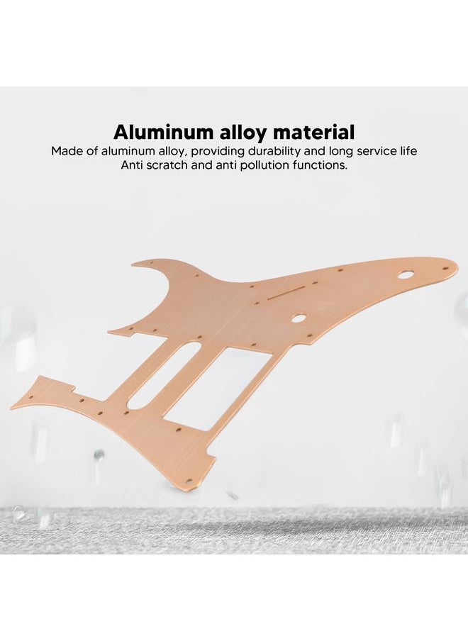 Thoraya Guitar Pickguard Aluminum Alloy Anti Scratching HSH Electric Guitar Scratch Plate Pick Guard Gold  - Image 5