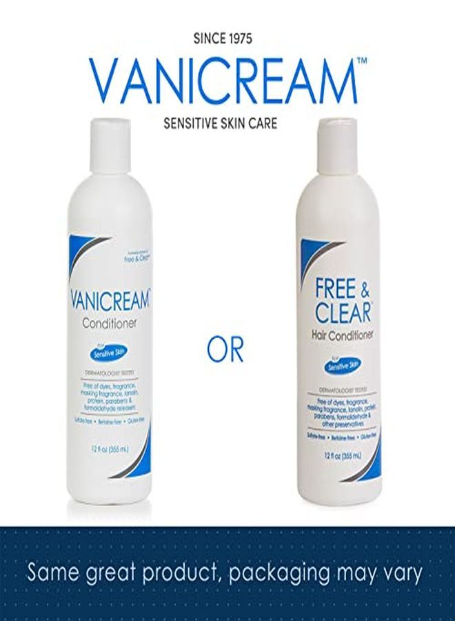 Vanicream م Conditioner شعر للبشرة الحساسة، أونصة عديم الرائحة 12 فل أونص، قد يختلف التعبئة - Image 3
