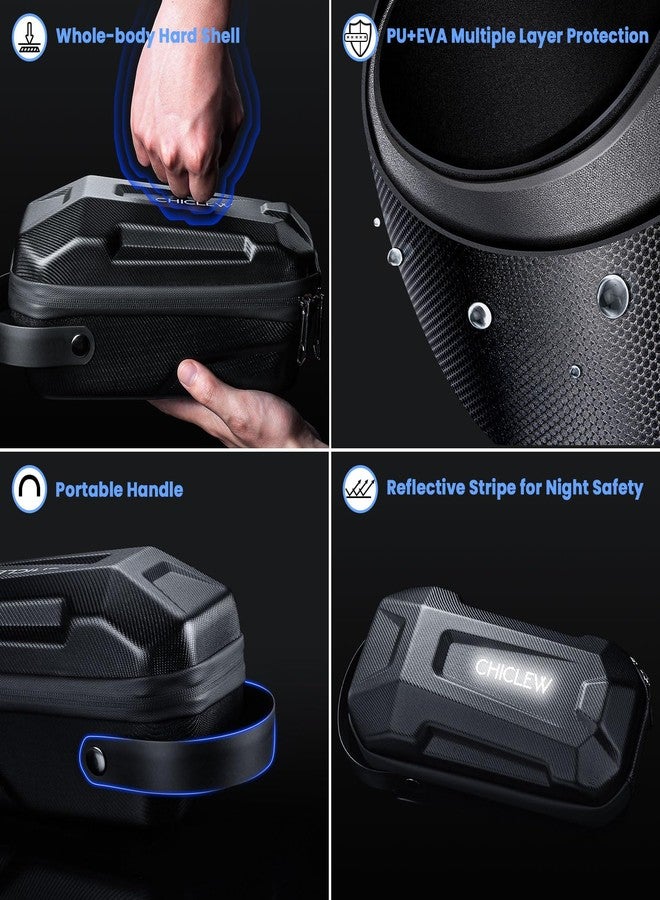 CHICLEW 3L Large Capacity Scooter Bag, Quick Release Waterproof E Scooter Bag, Portable Bag E Scooter, Handlebar Bag Escooter for Xiaomi Mijia Sedway Ninebot - Image 5