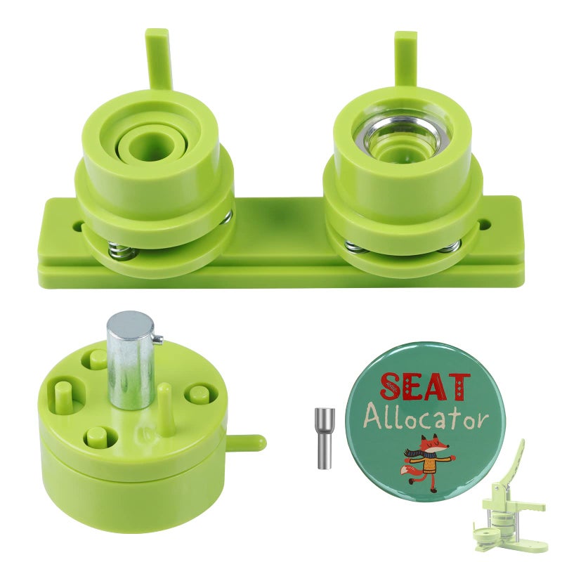 Happizza 1 inch25mm Button Maker Mold Interchangeable Die Compatible with Slide Rail Button Maker Machine 1 Piece