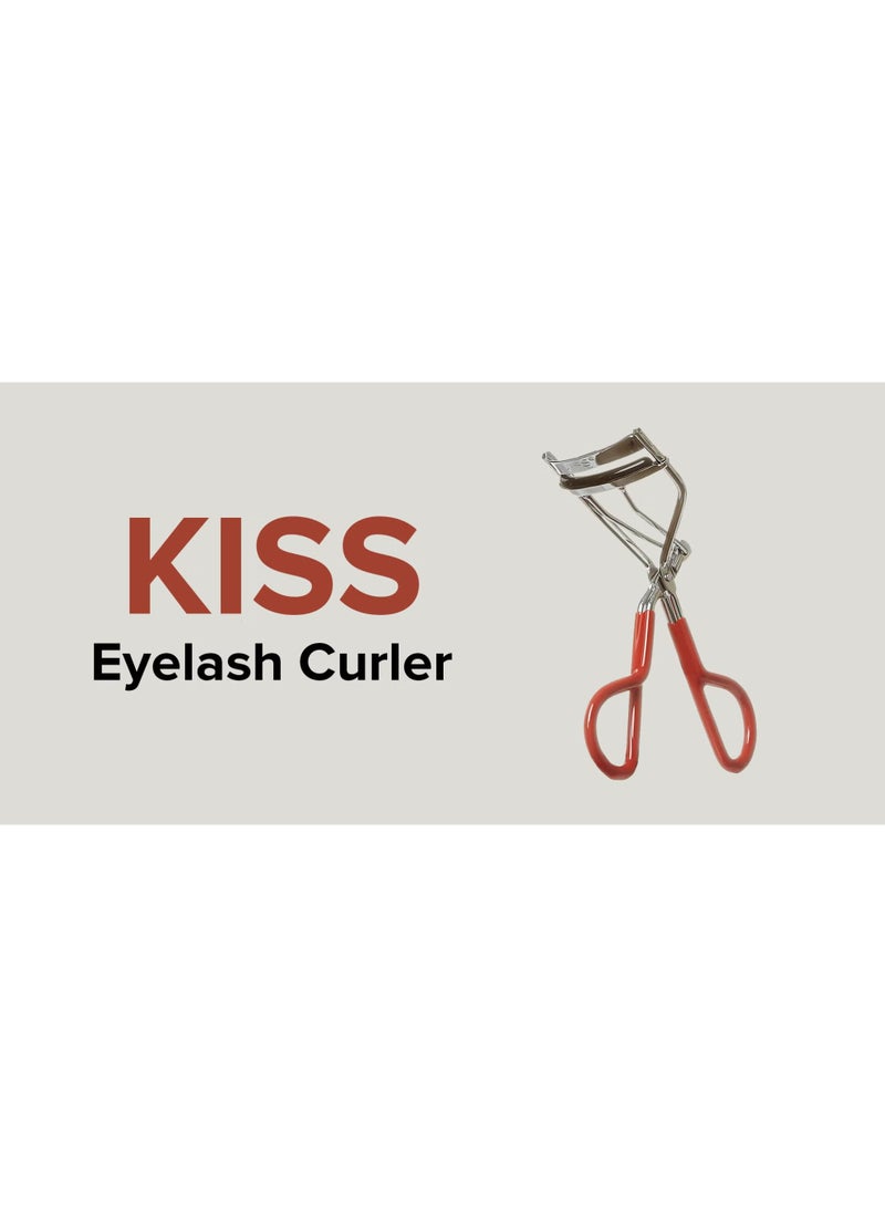 KISS Eyelash Curler Red/Silver - Image 3