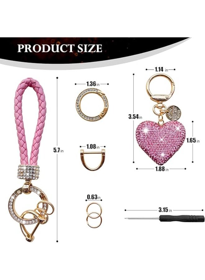 Women's Crystal Car Keychain for Women Key Chain (pack of 1) - Image 2