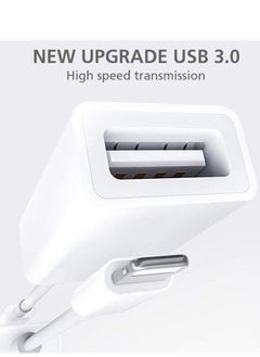ELTRAZONE [Apple MFi Certified] Lightning to USB Camera Adapter for iPhone iPad, USB 3.0 OTG Data Sync Cable Adapter Compatible with iPhone 12 11 XS XR X 8 7 iPad to Card Reader Keyboard Mouse USB Flash Drive  - Image 2