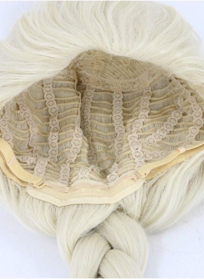 Topcosplay Cosplay Wig Blonde+6 Hairpins Long Braid Hair Halloween Costume Princess Wigs  - Image 5