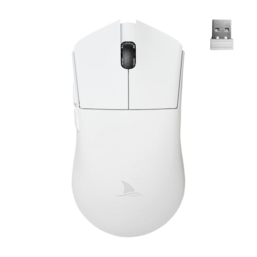 Darmoshark M3 8K Wireless Gaming Mouse,Tri-Mode 2.4G/USB-C/Bluetooth Mouse Up to 26000DPI,PAW3395 Optical Sensor Lightweight 58g,5 programmable Button,Computer Mouse for Laptop,PC,Mac - Image 1
