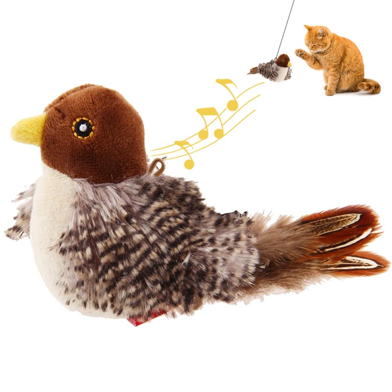 Gigwi Chirpy Bee Sound Toy for Cats Interactive Squeaking Cat Toys Melody Chaser Play and Squeak Kitten Toy for Boredom - Image 2