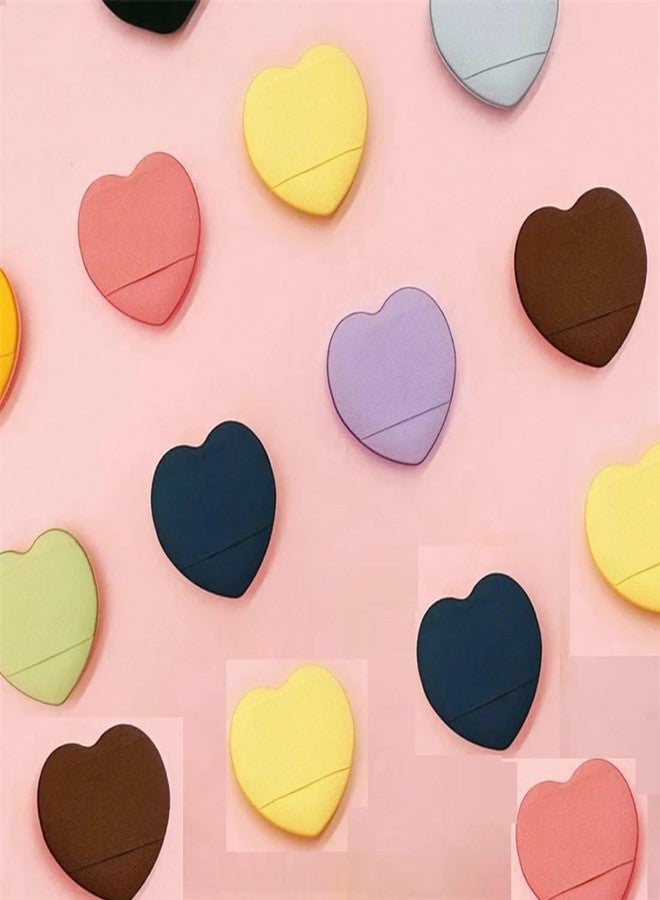 Gonegal 6 Pieces Heart Finger Powder Puff Mini Makeup Puff Blender Makeup Tools Soft Sponge Suitable for Foundation Concealer Repair Cream Eye Shadow Liquid Cosmetics - Multicolor - Image 4
