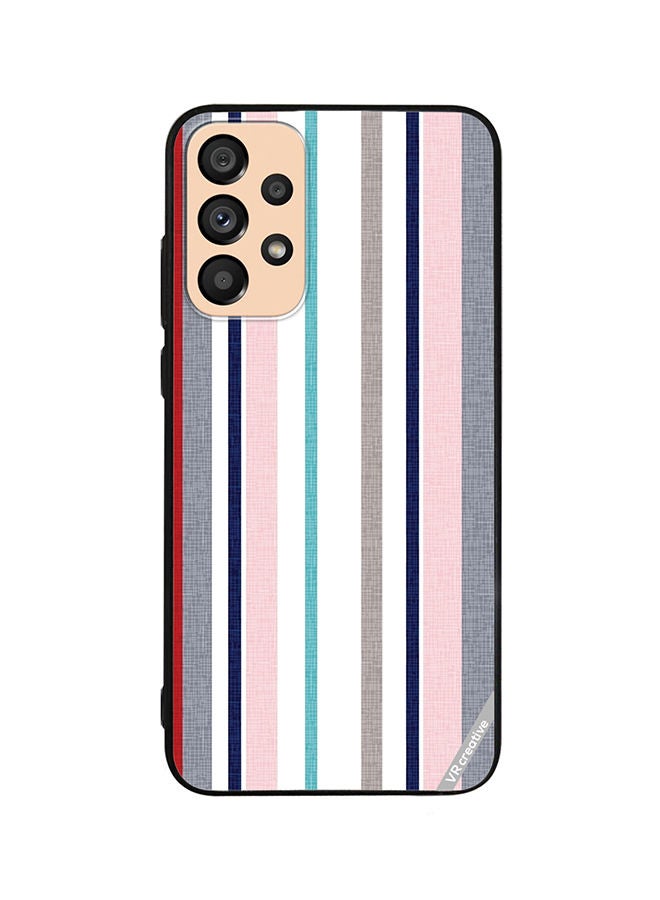 VR CREATIVE Protective Case Cover For Samsung Galaxy A33 5G Strips Design Multicolour - Image 1
