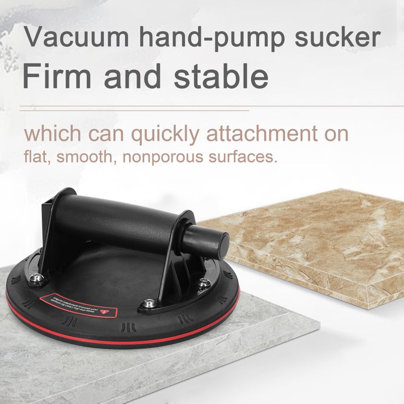 Manual Vacuum Suction Cup 100kg High Bearing Capacity Hand-pump Sucker Heavy Duty Vacuum Ceramic Tile Lifter for Granite Glass Lifting Tool - Image 5