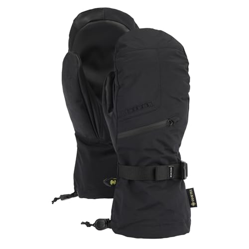 Burton Mens GoreTEX Insulated Mittens Waterproof Winter Snowboard Mittens True Black Small - Image 1