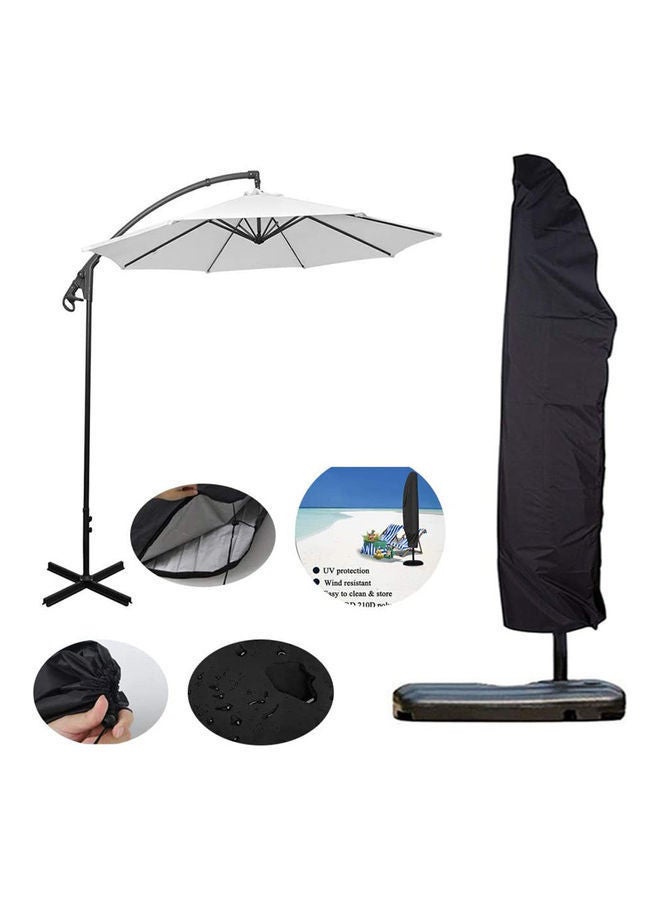 NIBEMINENT Outdoor Patio Umbrella Cover Black 30.00x5.00x20.00cm  - Image 3