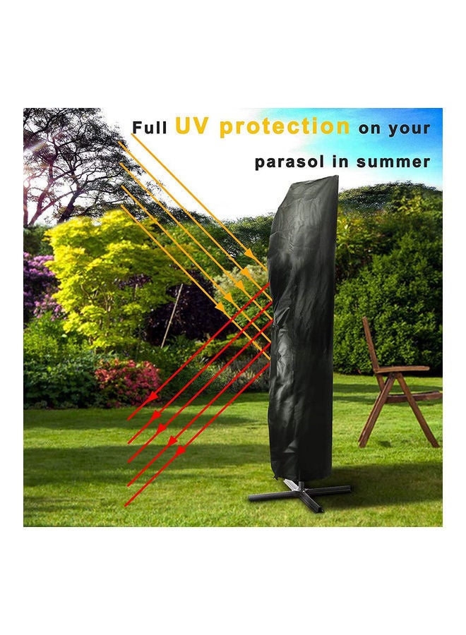 NIBEMINENT Outdoor Patio Umbrella Cover Black 30.00x5.00x20.00cm  - Image 4