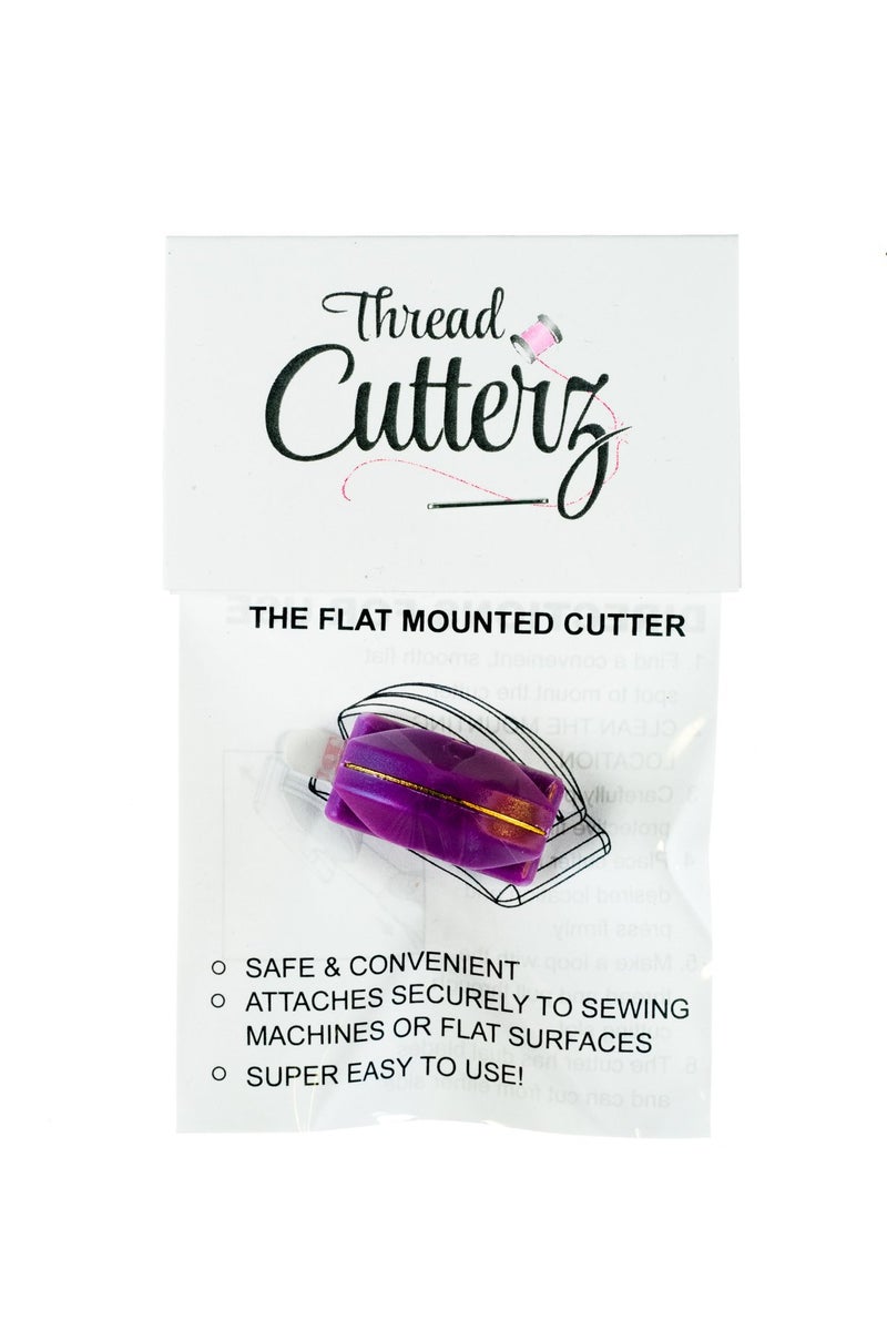 THREAD CUTTERZ قاطع الخيوط بتقنية براءة الاختراع من الفولاذ المقاوم للصدأ قابل للتثبيت بسرعة - بنفسجي - Image 2