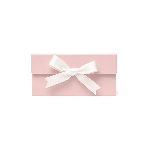 Boxotica Blush Pink Small Gift Box – Foldable Rigid Hamper with Ribbon & Greeting Card | 23.5×17×10 cm Reusable Keepsake Box for Jewelry, Chocolates, Weddings, Birthdays, Bridesmaid Proposals - Image 5
