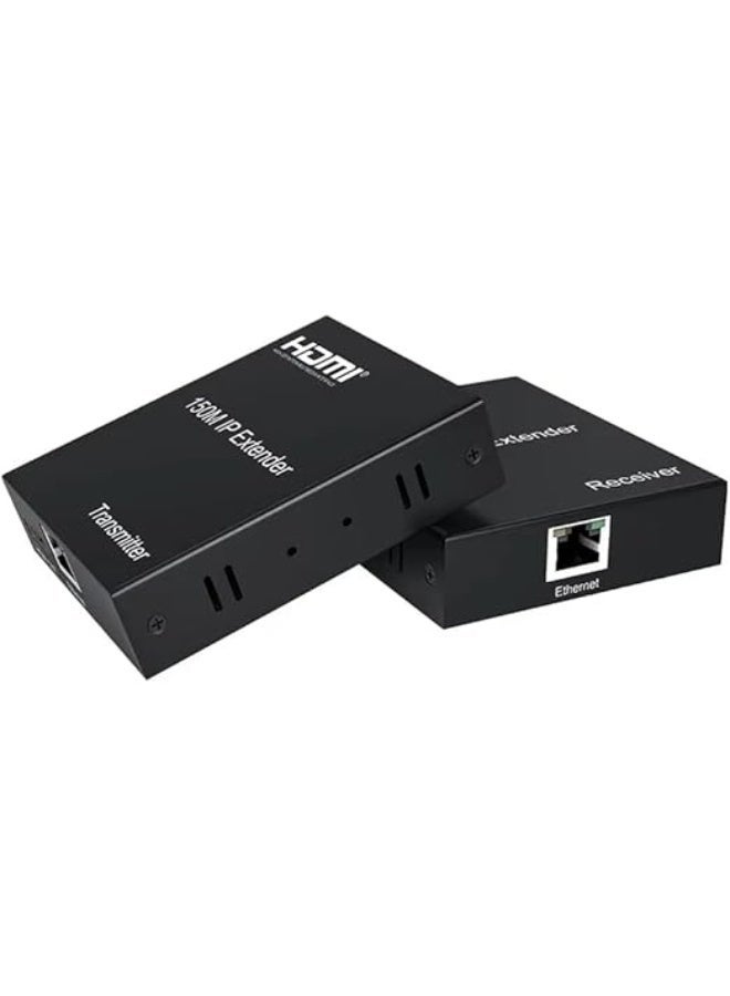 HDMI IP Extender Over LAN – 150M Transmission via CAT5e/CAT6 – Plug & Play, Ideal for Home & Office Use - Image 1