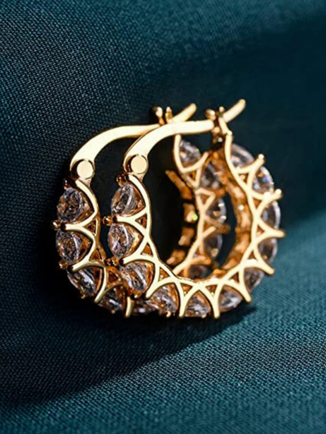 Embellished Hoop Earrings