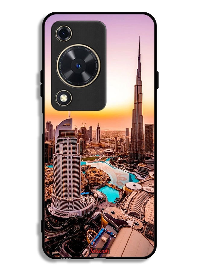Tolwak Huawei Nova Y72S Protective Case Cover Downtown Dubai