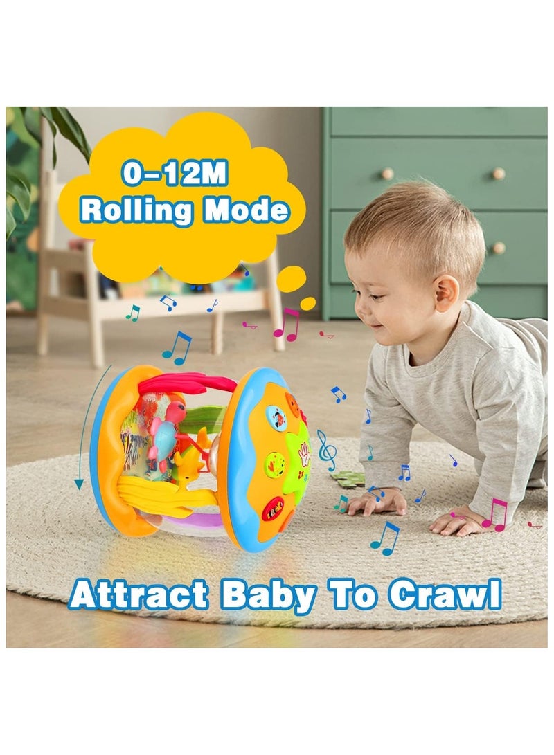Baby Toys 6 to 12 Months - Musical Learning Infant Toys 12-18 Months - Babies Ocean Rotating Light Up Toys for Toddlers 1 2 3+ Years Old Boys Girls Baby Gifts - Image 3