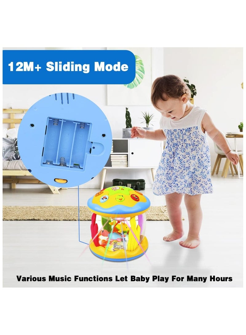 Baby Toys 6 to 12 Months - Musical Learning Infant Toys 12-18 Months - Babies Ocean Rotating Light Up Toys for Toddlers 1 2 3+ Years Old Boys Girls Baby Gifts - Image 4