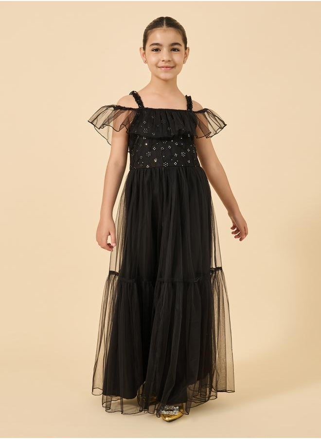 Styli sequins maxi dress  - Image 3