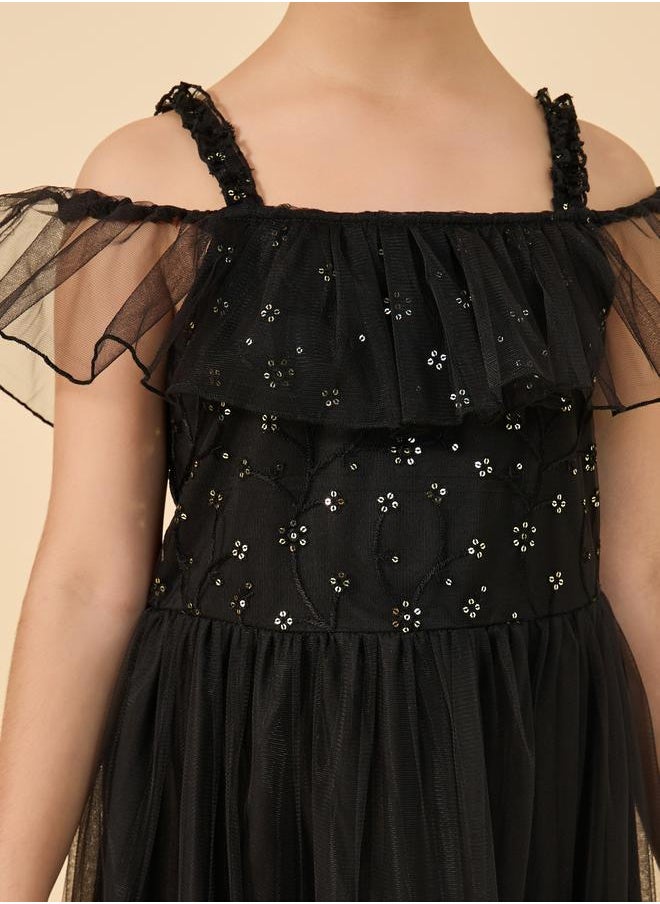 Styli sequins maxi dress  - Image 4