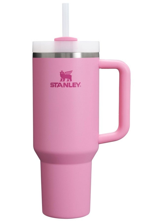 Stanley Quencher H2.0 Tumbler with Handle and Straw 40 oz | Flowstate 3-Position Lid | Cup Holder Compatible for Travel | Insulated Stainless Steel Cup | BPA-Free | Peony - Image 1