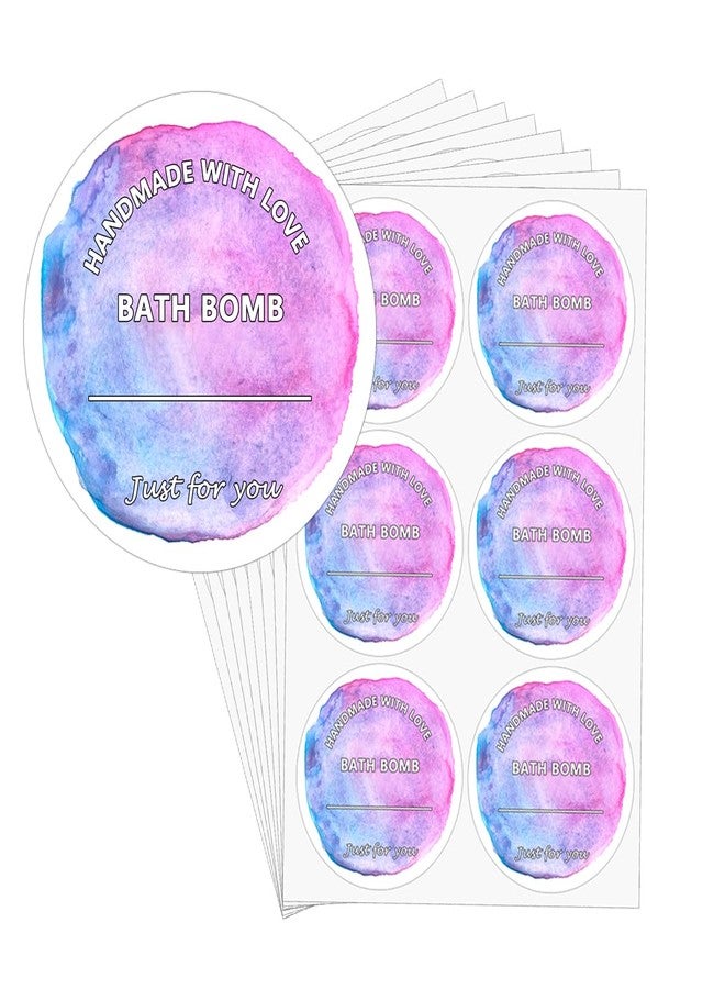 Top label Bath Bomb Labels Stickers,2 Inch Waterproof Bath Bomb Stickers,Bath Bomb Making Kit,Gift Label,300 Pcs - Image 1