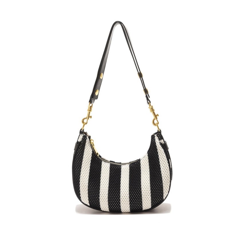 Zebra High-End Shoulder Crossbody Bag Women'S Striped Stylish Fashionable All-Match Simple Handbag - Image 2