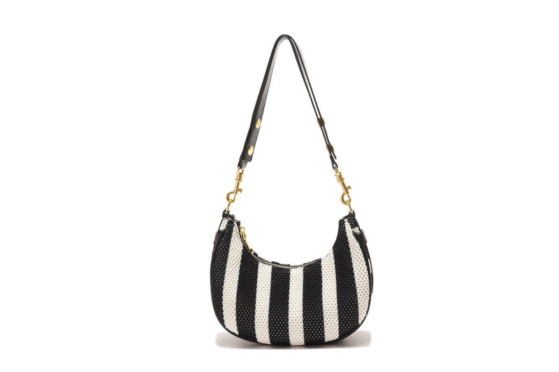 Zebra High-End Shoulder Crossbody Bag Women'S Striped Stylish Fashionable All-Match Simple Handbag - Image 1