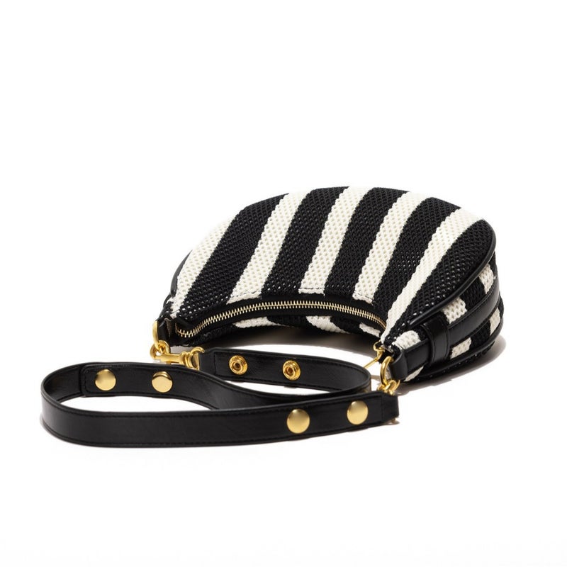 Zebra High-End Shoulder Crossbody Bag Women'S Striped Stylish Fashionable All-Match Simple Handbag - Image 3