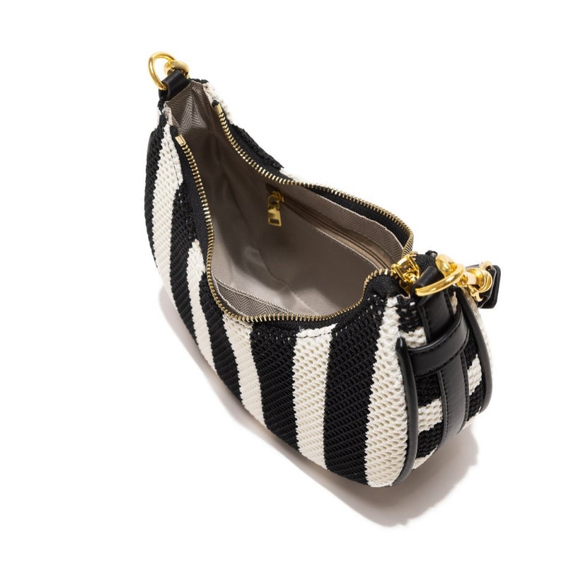 Zebra High-End Shoulder Crossbody Bag Women'S Striped Stylish Fashionable All-Match Simple Handbag - Image 5