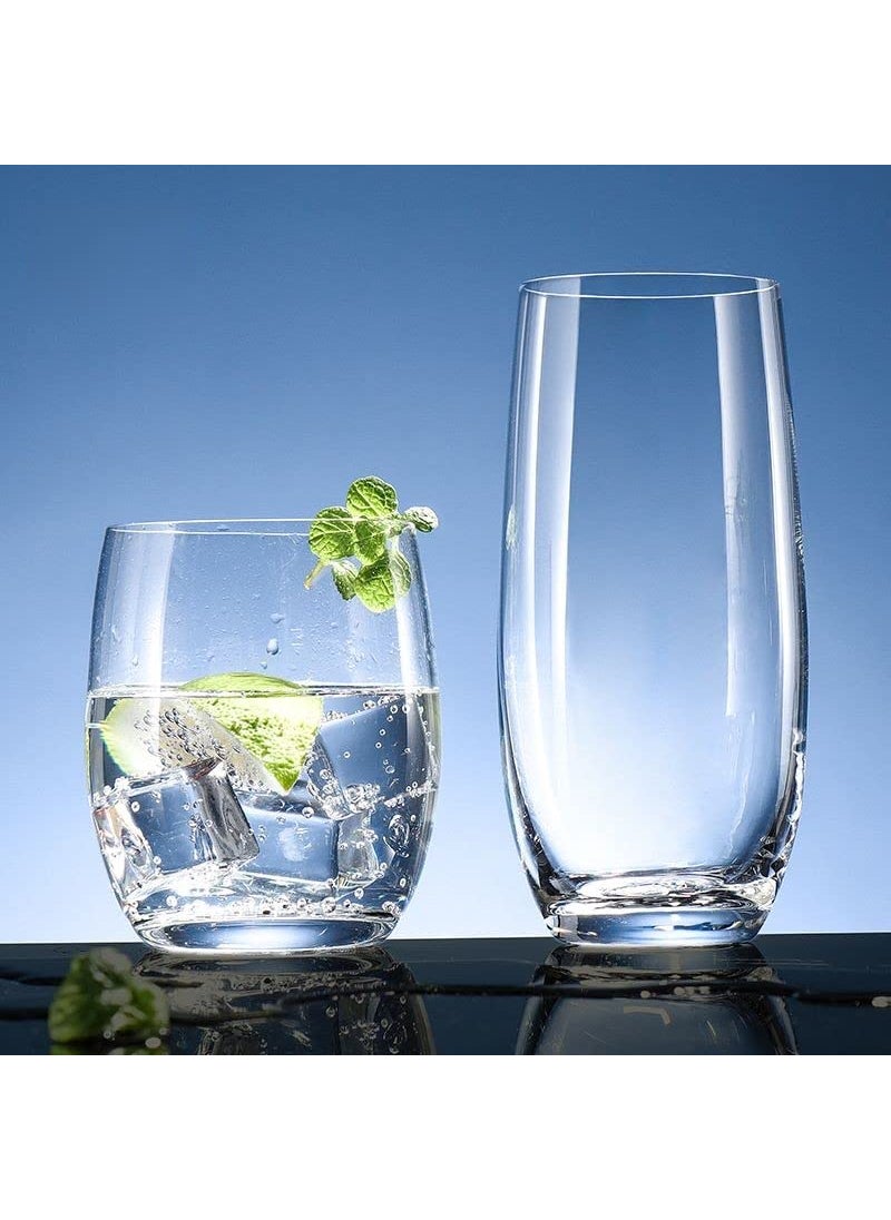 smart serve Bohemia Crystal Club Whiskey Glass 300ml Set of 6 Premium LeadFree Crystal Tumblers Elegant Durable Glassware for Cocktails OntheRocks Drinks Perfect for Home Bar Parties Luxury Gifting  - Image 4