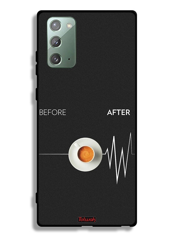 Tolwak Samsung Galaxy Note 20 5G Protective Case Cover Before After - Image 2