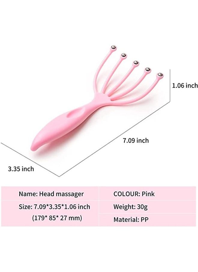 Generic Manual Head Massager Hand Held Scalp Oil Massager Pain Relief  - Image 2