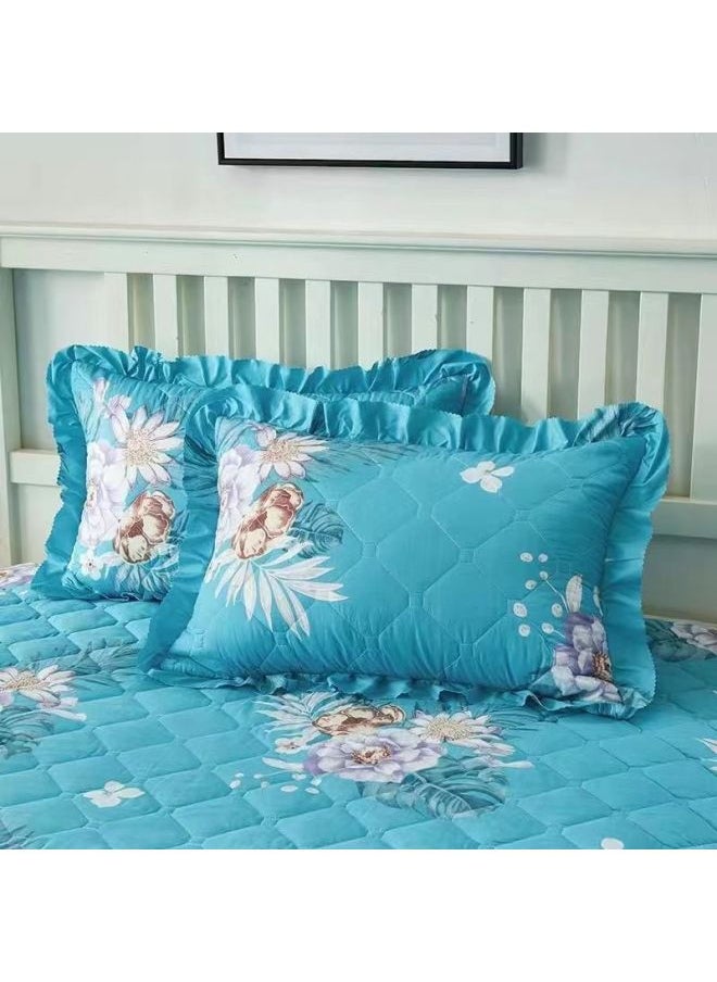 Thickened Pillowcase Pair Of Pillowcase Single One 48x 74cm Pillow Core Suit Pair Of Dormitory Home Dream Domain-Color:Charming Kao【】-Specifications:One Zipper Pillowcase