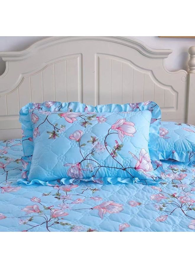 Thickened Pillowcase Pair Of Pillowcase Single One 48x 74cm Pillow Core Suit Pair Of Dormitory Home Dream Domain-Color:Charming Kao【】-Specifications:One Zipper Pillowcase