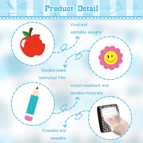 Polaxium Composition Notebooks Classroom Bulletin Board Set This is Your Year Classroom Decoration Inspirational Welcome Back to School for School Office Chalkboard Wall Door Learning Activities Decor Supplies - Image 3